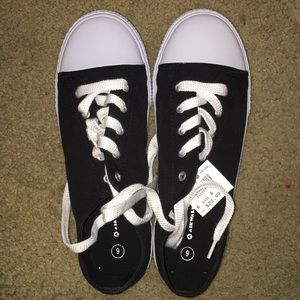New black and white shoes